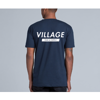 Village Block Tee / Navy / Youth 6