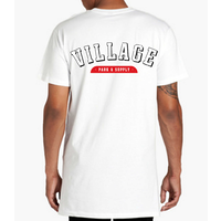 Village Varsity Tee / Black / Youth 6