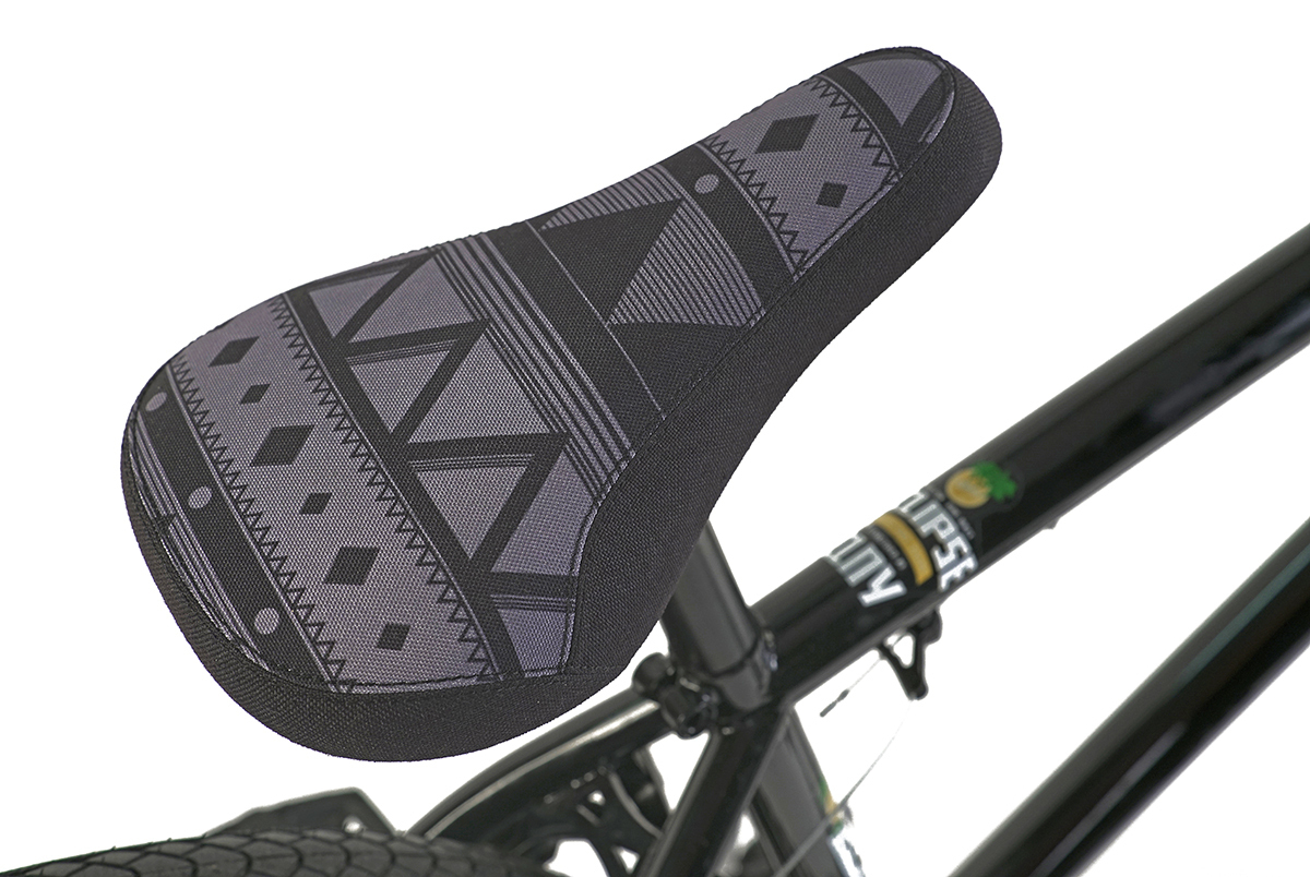 chrome and black bmx