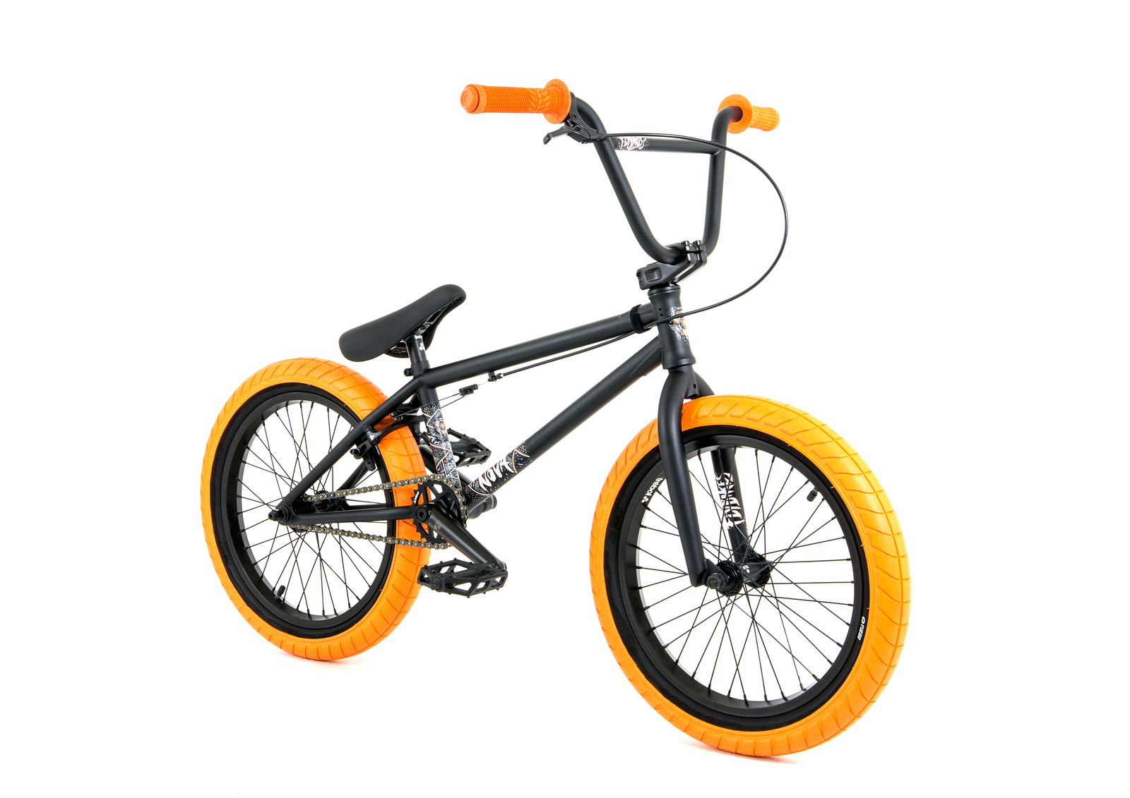 full black bmx