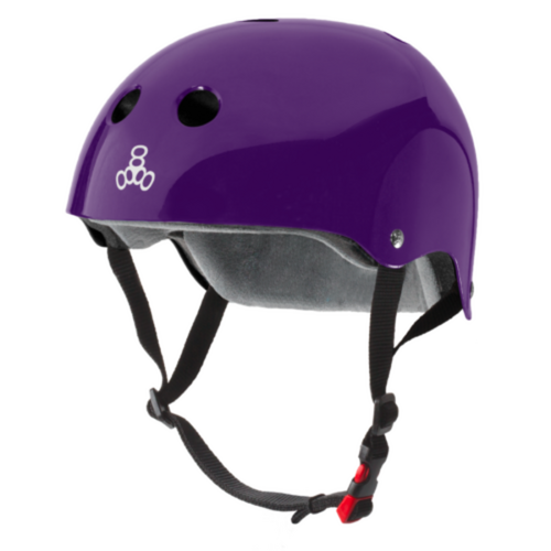 Triple 8 The Certified Helmet SS | Purple Gloss